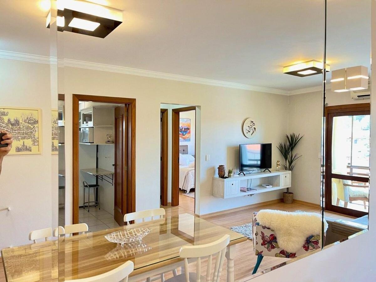 Apartamentos Jardim Da Serra Centro By Achei Gramado Luaran gambar