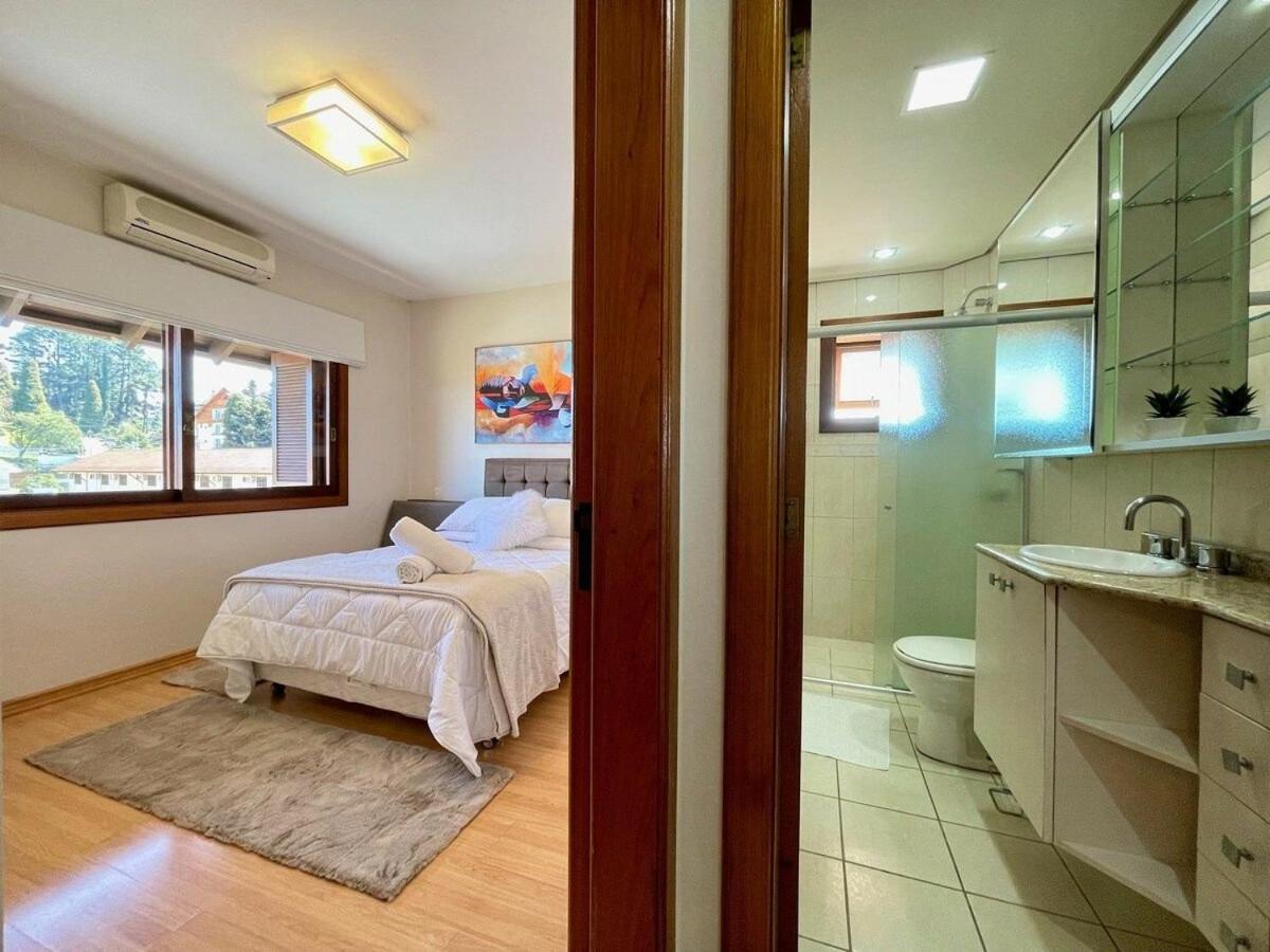 Apartamentos Jardim Da Serra Centro By Achei Gramado Luaran gambar