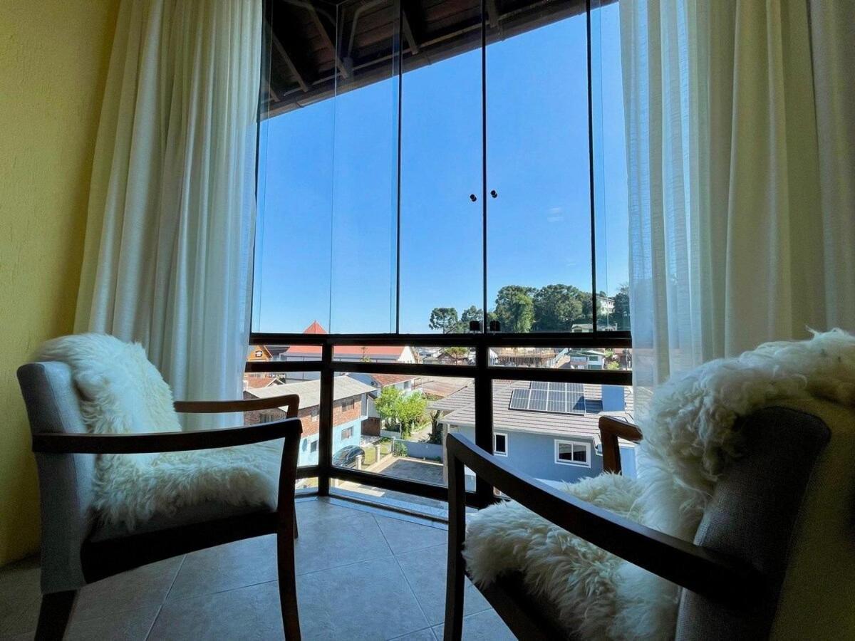 Apartamentos Jardim Da Serra Centro By Achei Gramado Luaran gambar